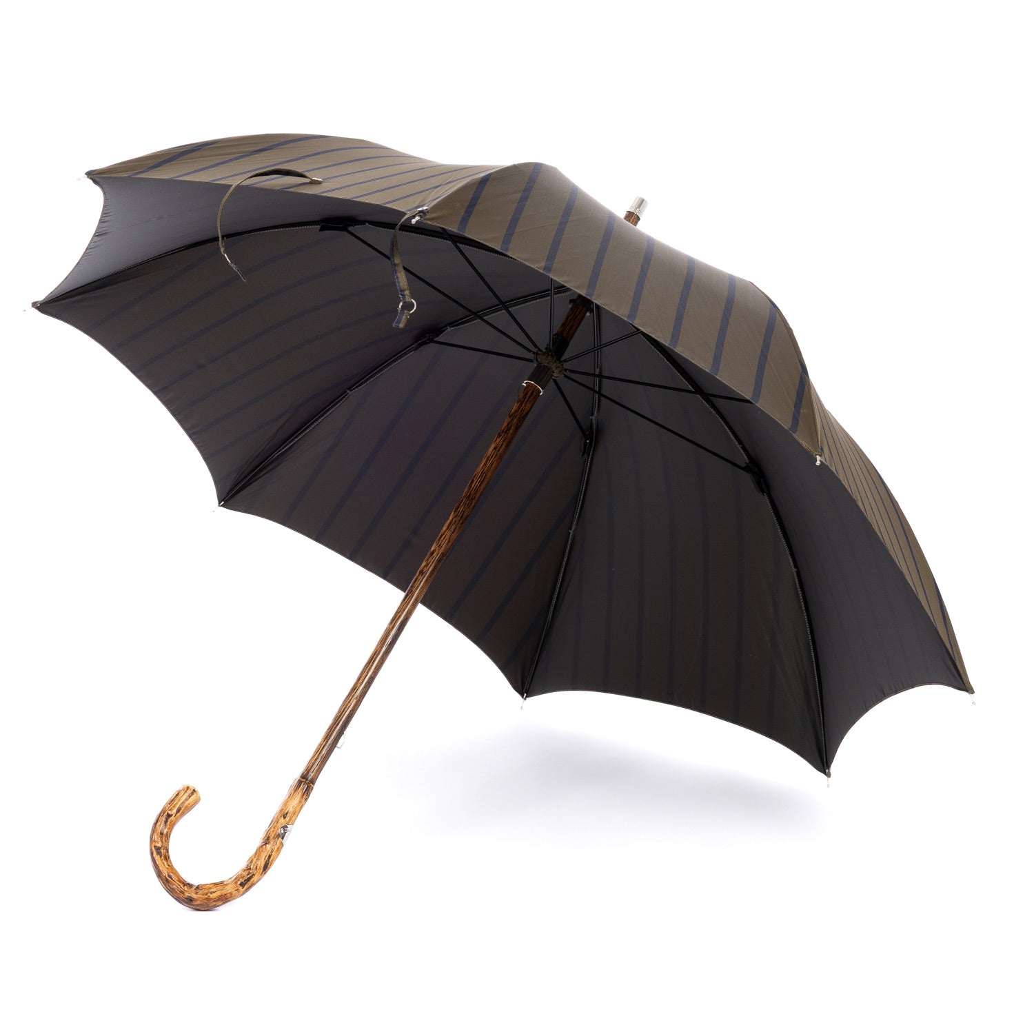 Francesco Maglia x MJ: Stick Umbrella "Lord" with Solid Wood Frame and Gorse Wood Handle - purely handmade